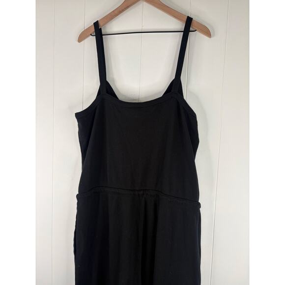 Universal Thread Leisure Studio French Terry Jumpsuit Black Large Black - Picture 8 of 9